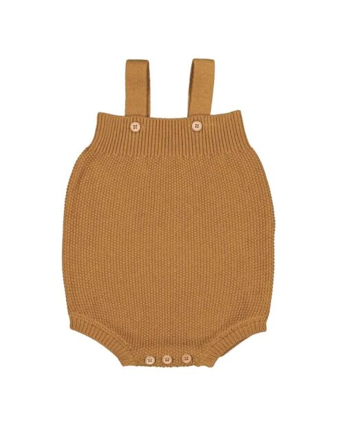 Barboteuse maille poire ocre