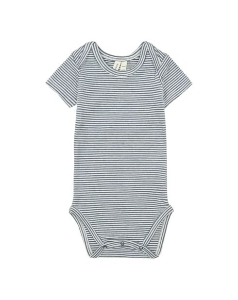 Body manches courtes onesie bleu gris