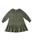 Woods khakigrünes kurzes Kleid