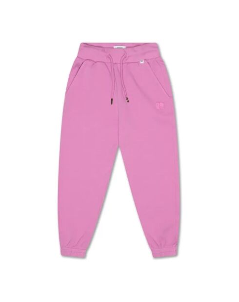 Pantaloni da jogging viola in cotone