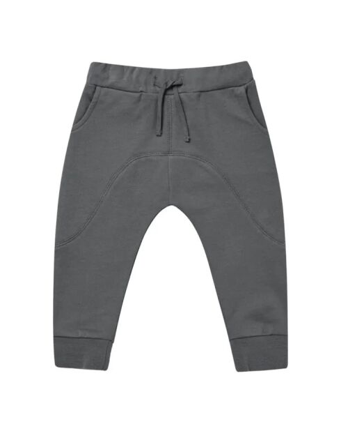 Pantaloni da jogging James in cotone grigio antracite
