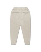 Pantalones deportivos grises de algodón liso