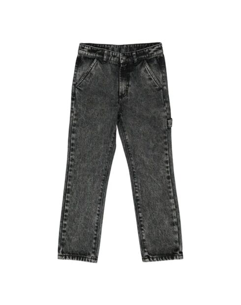 Pantaloni Balthazar grigi a taglio dritto in cotone