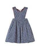Colima marineblaues kurzes Baumwollkleid für Babys