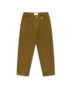 Pantaloni chino in cotone verde kaki
