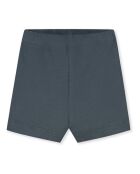 Pantaloncini da ciclismo in cotone grigio blu
