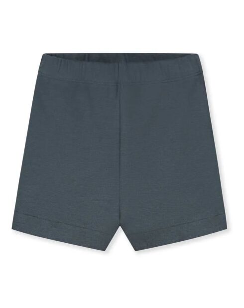 Pantaloncini da ciclismo in cotone grigio blu