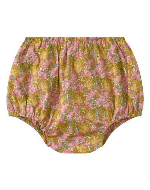 Fiore Lotus in cotone con fiori gialli