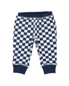 Pantaloni sportivi Tim check in cotone blu marino
