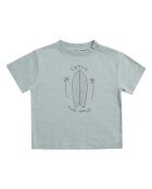 T-shirt blu in cotone a manica corta Catch The Wave