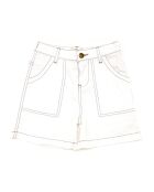 Weiße Bermudashorts aus Baumwolle