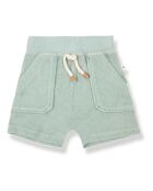 Hellgrüne Jacob-Baumwollfrotteeshorts