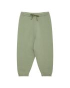 Parkiet salie rechte wollen broek