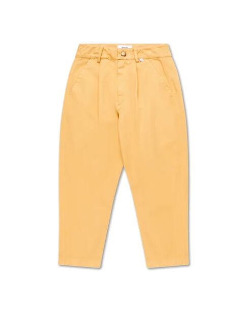 Pantaloni chino gialli in cotone