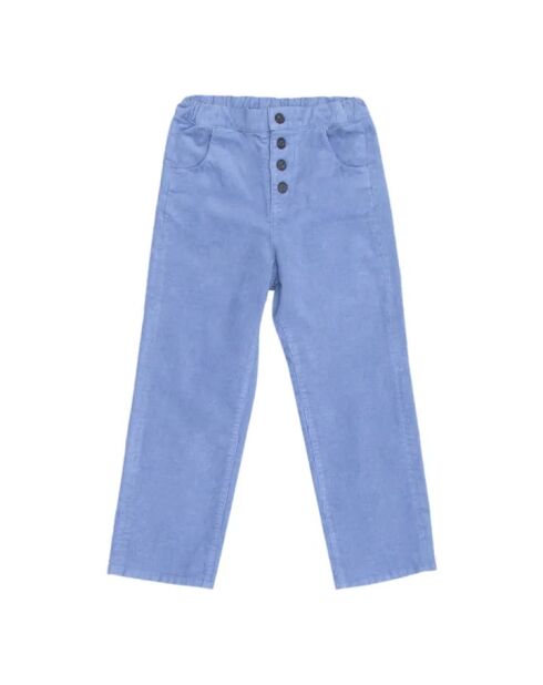 Pantaloni blu Erodium milleraies in cotone