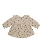 Beigefarbene Baumwollbluse Piper