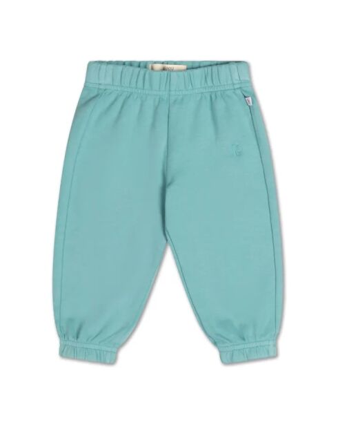 Pantaloni da jogging in cotone blu turchese