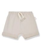 Shorts Didier rosa pallido in cotone felpato