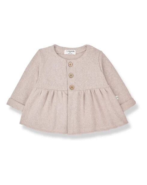 Blusa Nikita rosa chiaro a maniche lunghe in materiale riciclato