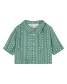 Blusa a maniche lunghe blu verde Tern baby