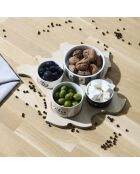 Tabla de aperitivos Bistrot France, color beige, 28 x 5,7 x 27 cm