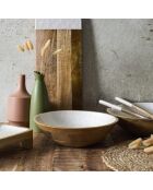 Lot de 2 saladiers en manguier Nerina marron/beige - D. 27,5 cm