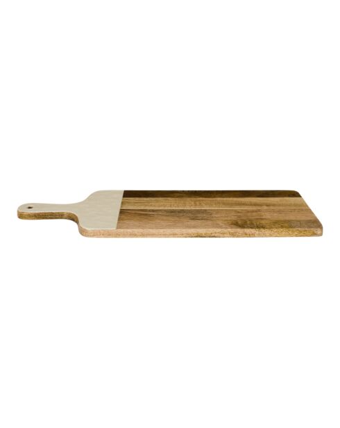 Tablero de presentación Nerina con mango marrón/beige, 58 cm