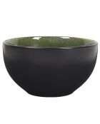 Lot de 6 bols Elia verts/noirs - D. 13,8 cm