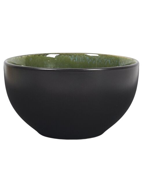 Set de 6 cuencos Elia verdes/negros - D. 13,8 cm