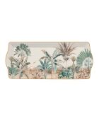 Plat de service en porcelaine Nostalgic Heaven multicolore - 35 x 15 x 2,5 cm