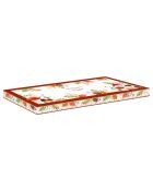 Plat de service en porcelaine Autumn Breeze multicolore - 35 x 15 x 2,5 cm