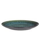 Lot de 6 assiettes Elia vertes/noires - D. 19,5 cm