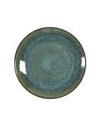 Lot de 6 assiettes Elia vertes/noires - D. 19,5 cm