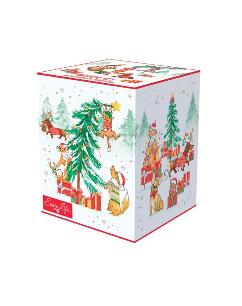 Tazza in porcellana multicolore Christmas Gang - 350 ml
