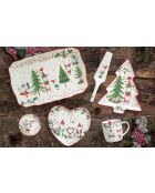 Ready For Christmas Tasse aus feinem Porzellan, mehrfarbig, 600 ml