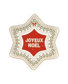 Enjoy Your Christmas serveerschaal van porselein in meerdere kleuren - 22,5 x 22,5 x 1 cm