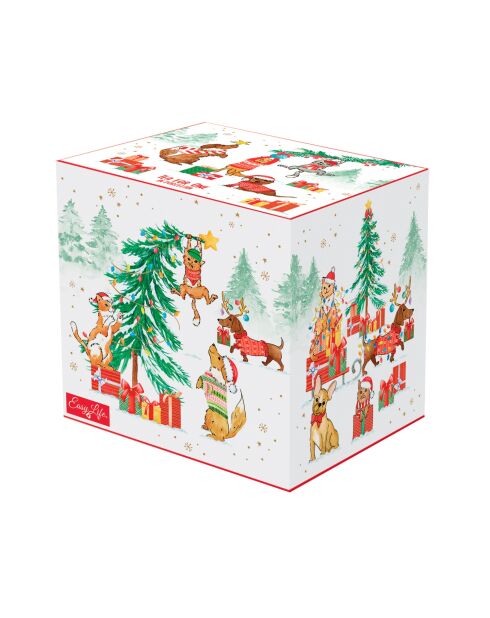 Service à thé pour une personne en porcelaine Christmas Gang multicolore - 350 ml
