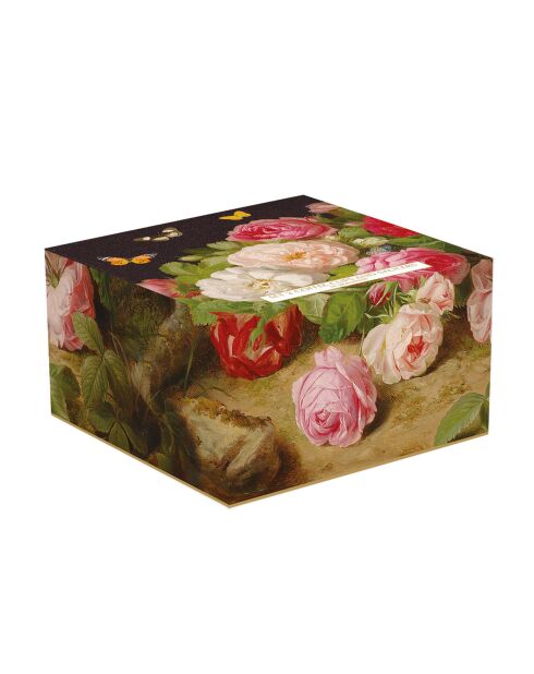 Juego de 2 tazas y platillos de porcelana Victorian Garden de varios colores, 80 ml