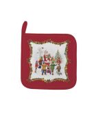 Set tessili da cucina in cotone multicolore Christmas Round Dance - 3 pezzi