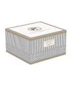 Tasse et soucoupe à petit-déjeuner en porcelaine Palladium blanche - 350 ml