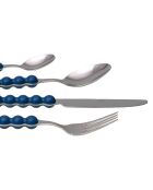 Ensemble de couverts en acier inoxydable Odeon bleue - 24 pièces