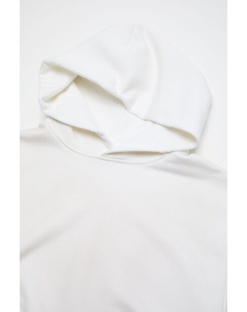 Hoodie Fleece Logo – Acne Studios – Blanc