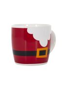Lot de 6 mugs et bols Noël rouges - 13,5 x 14,3 x 13,5 cm