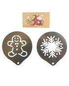 Ruota Christmas Baker's Surprise bianca - 27,7 x 28,7 x 6,2 cm