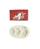 Ruota Christmas Baker's Surprise bianca - 27,7 x 28,7 x 6,2 cm