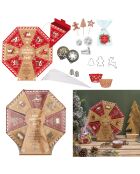 Ruota Christmas Baker's Surprise bianca - 27,7 x 28,7 x 6,2 cm