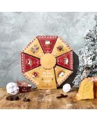 Ruota Christmas Baker's Surprise bianca - 27,7 x 28,7 x 6,2 cm