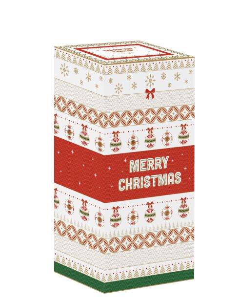 Juego de 3 juegos de té de porcelana multicolor Enjoy Your Christmas, 11,5 x 9 x 12 cm
