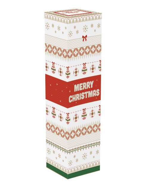 Juego de 4 tazas de porcelana apilables multicolores Enjoy Your Christmas, 275 ml