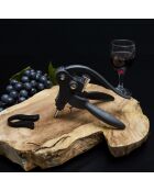 Cavatappi a leva nero - 19 x 19 x 5 cm